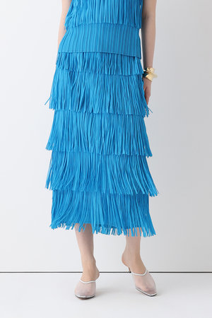 アルアバイル/allurevilleの【予約販売】プリーツフリンジスカート(110700/110703)