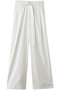 シェルタリングタックワイドパンツ アルアバイル/allureville ホワイト