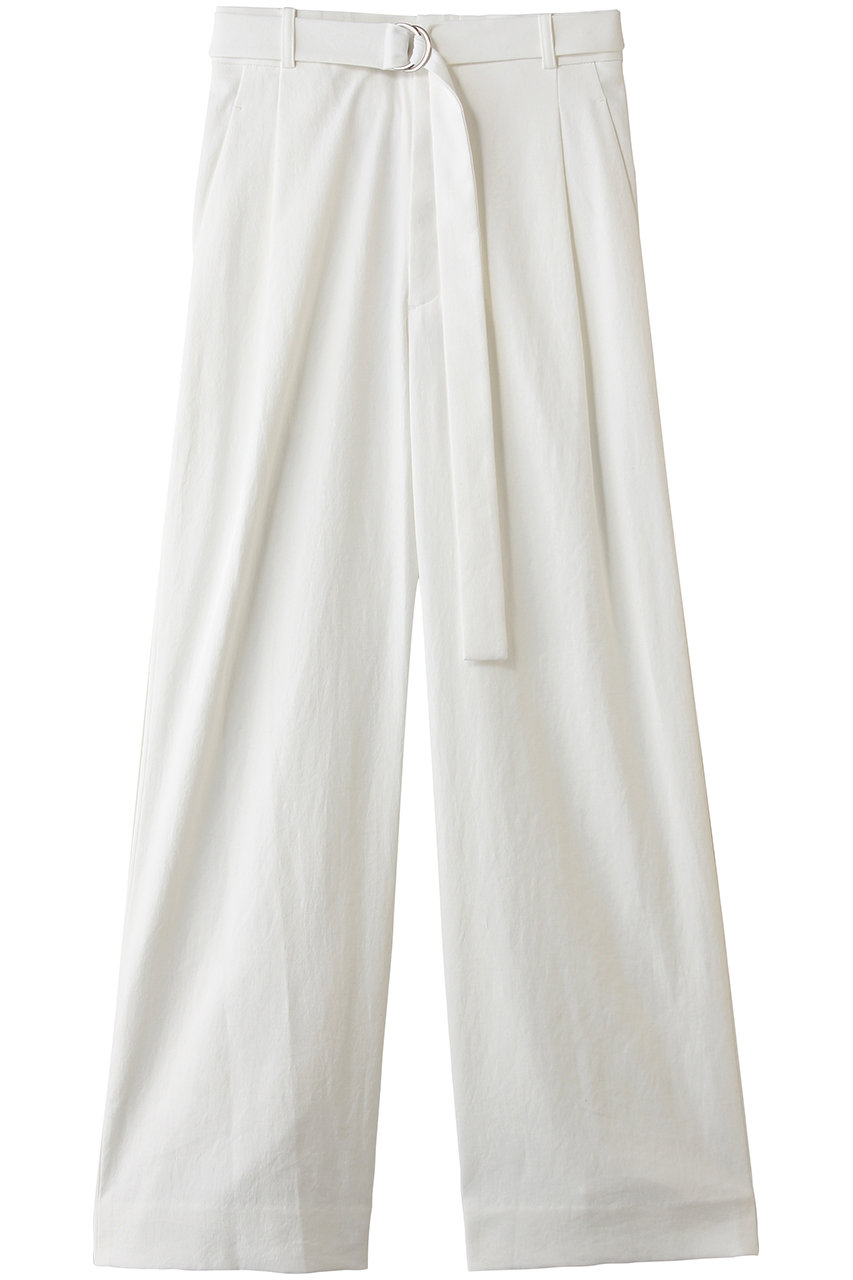 アルアバイル/allurevilleのシェルタリングタックワイドパンツ(ホワイト/20261012180-65-020)