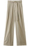 シェルタリングタックワイドパンツ アルアバイル/allureville ベージュ