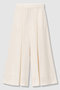 【予約販売】カラミフレアースカートパンツ アルアバイル/allureville オフホワイト