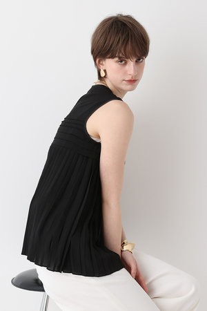 アルアバイル/allurevilleの【予約販売】クロスプリーツブラウス(110400/110401)