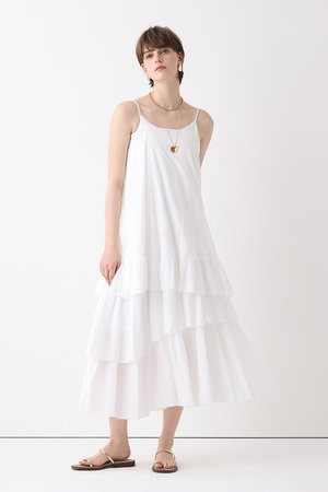 アルアバイル/allurevilleの【予約販売】イレギュラーティアードキャミワンピース(110500/110503)