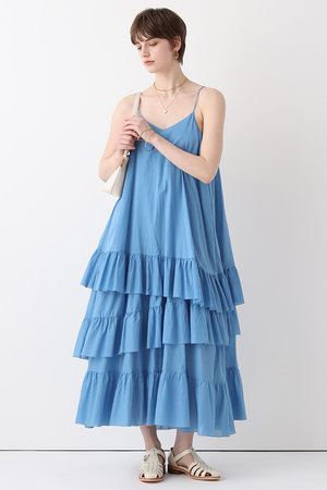 アルアバイル/allurevilleの【予約販売】イレギュラーティアードキャミワンピース(110500/110503)