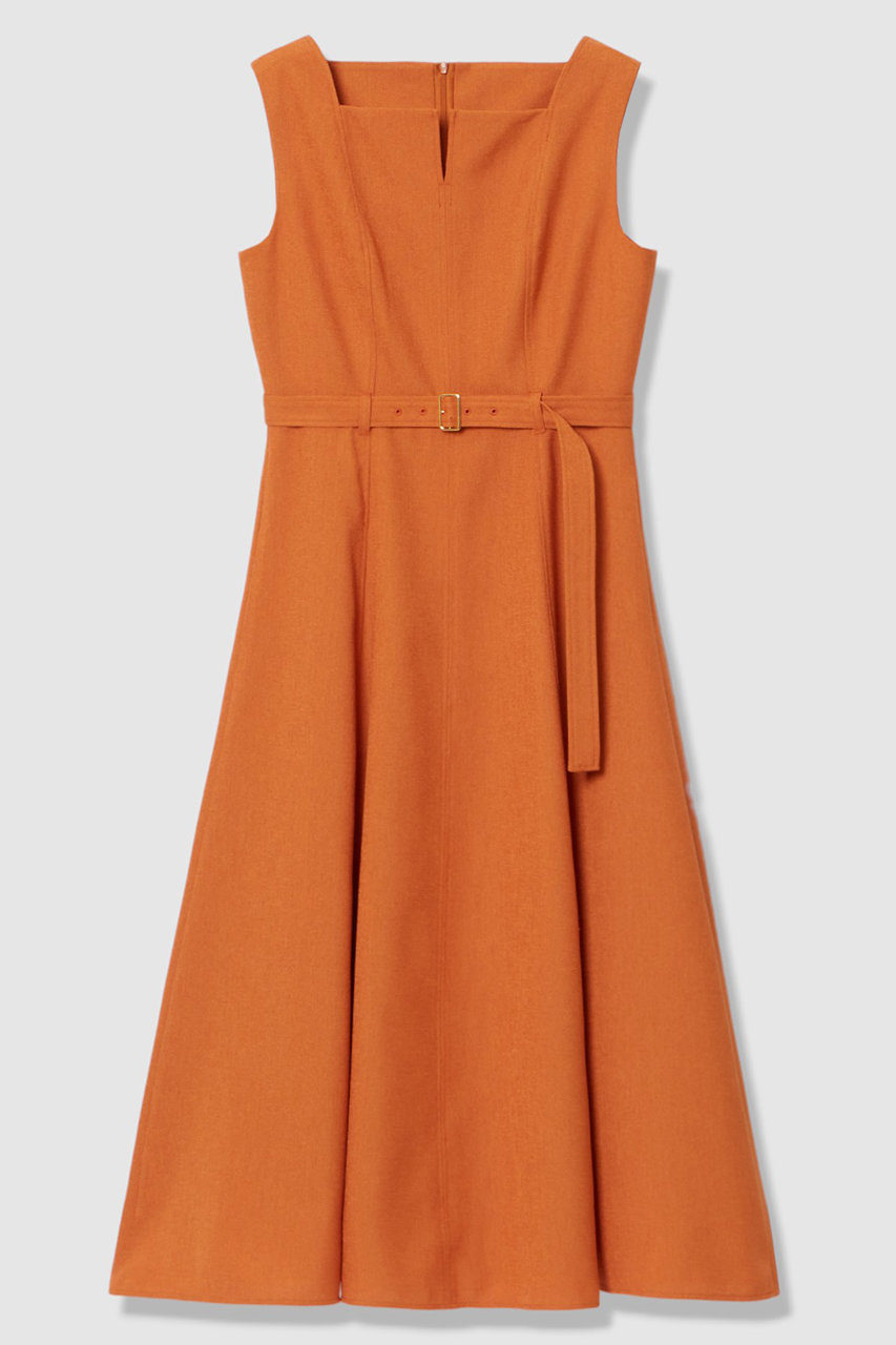 アルアバイル/allurevilleの【予約販売】スクウェアデザインフレアーワンピース(オレンジ/20261014260-31-020)