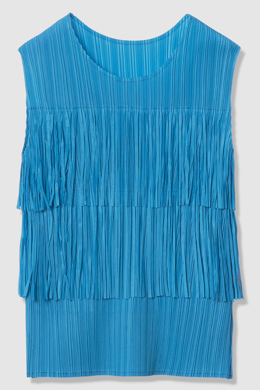 アルアバイル/allurevilleの【予約販売】プリーツフリンジプルオーバー(ターコイズ/20261015180-95-020)