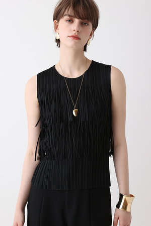 アルアバイル/allurevilleの【予約販売】プリーツフリンジプルオーバー(110100/110101)