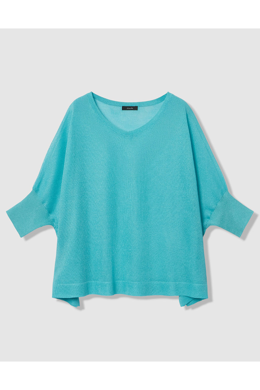 アルアバイル/allurevilleのシャイニーシアープルオーバー(ブルー/20261016340-91-020)