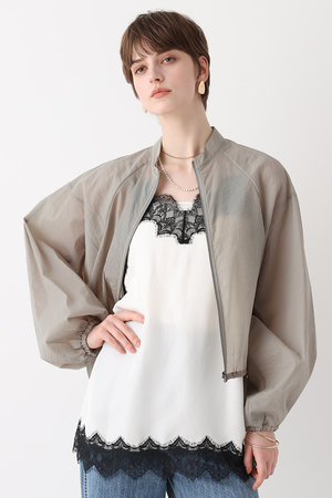 アルアバイル/allurevilleのトランスペアレントコクーンブルゾン