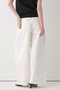 【予約販売】ホワイトデニムワイドレッグパンツ アルアバイル/allureville