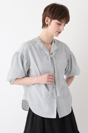 アルアバイル/allurevilleの【予約販売】サッカーストライプパフスリーブブラウス(110400/110402)