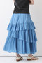 【予約販売】イレギュラーティアードスカート アルアバイル/allureville