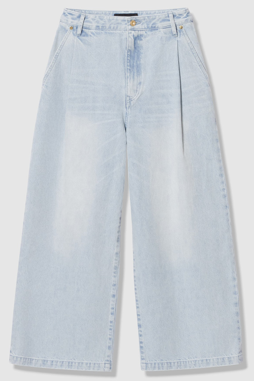 アルアバイル/allurevilleの【予約販売】ブリーチデニムワイドレッグパンツ(ライトブルー/20261012230-62-020)