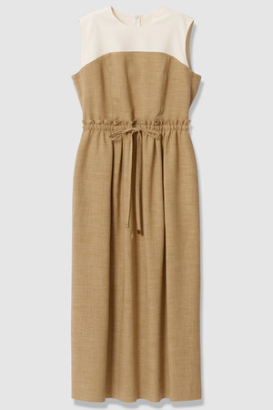 アルアバイル/allurevilleの【予約販売】切替ドロスト Iラインワンピース(110500/110502)