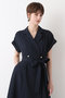 【予約販売】フレンチスリーブラップワンピース アルアバイル/allureville