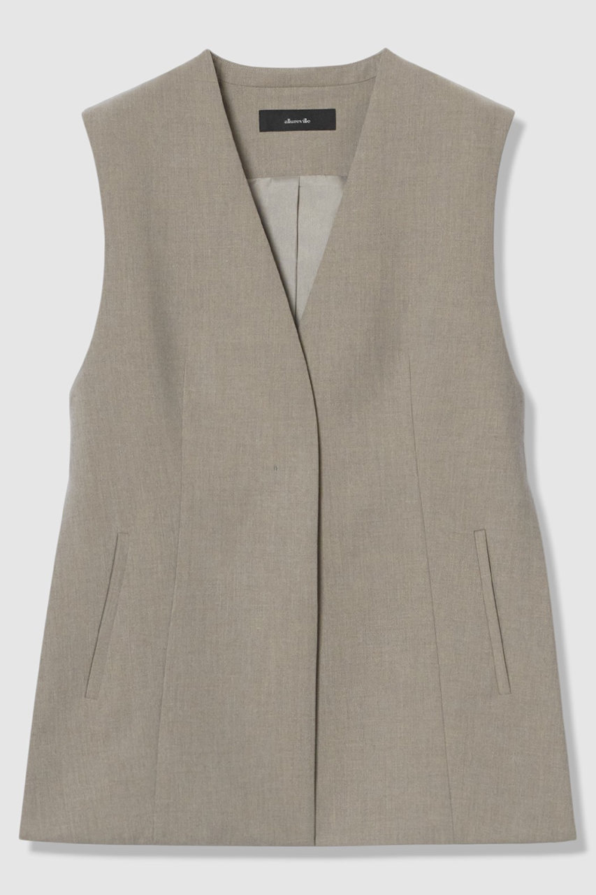 アルアバイル/allurevilleの【予約販売】WEB別注 スリットジレ(ベージュ/20261010910-16-020)