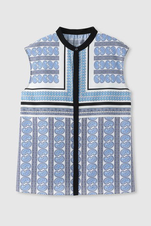 アルアバイル/allurevilleのOFFICINAペイズリーブラウス(110400/110402)