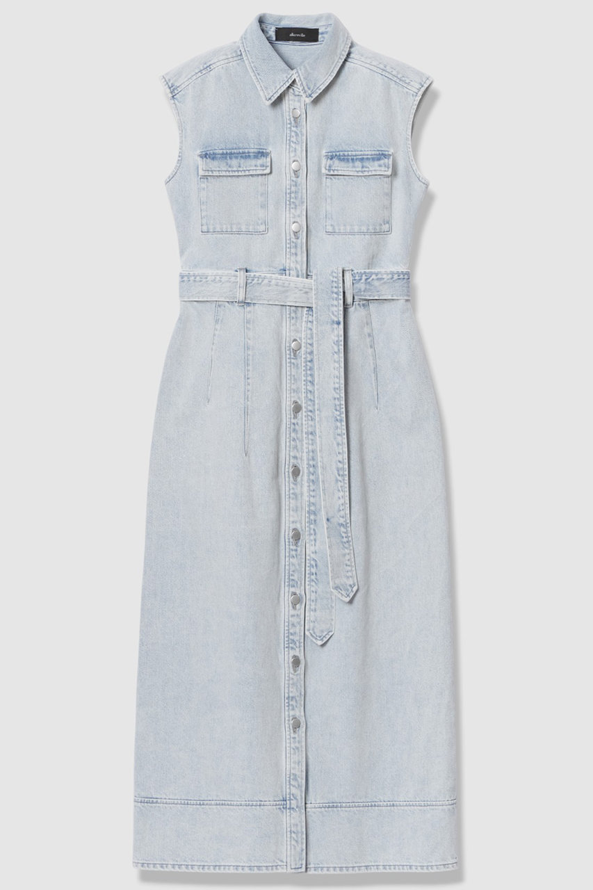 アルアバイル/allurevilleの【予約販売】ブリーチデニムワンピース(ライトブルー/20261014300-62-020)