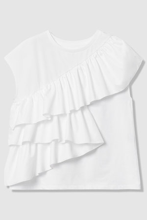 アルアバイル/allurevilleの【予約販売】【LOULOU WILLOUGHBY】スパイラルフリルＴシャツ(110100/110101)