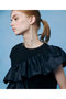 【予約販売】【LOULOU WILLOUGHBY】スパイラルフリルＴシャツ アルアバイル/allureville