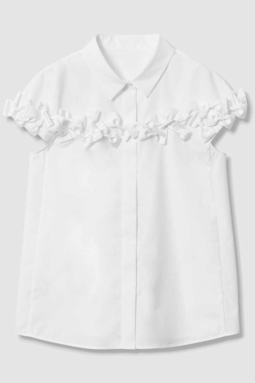 アルアバイル/allurevilleの【予約販売】【LOULOU WILLOUGHBY】メニーリボンシャツA(オフホワイト/21262013410-95-020)