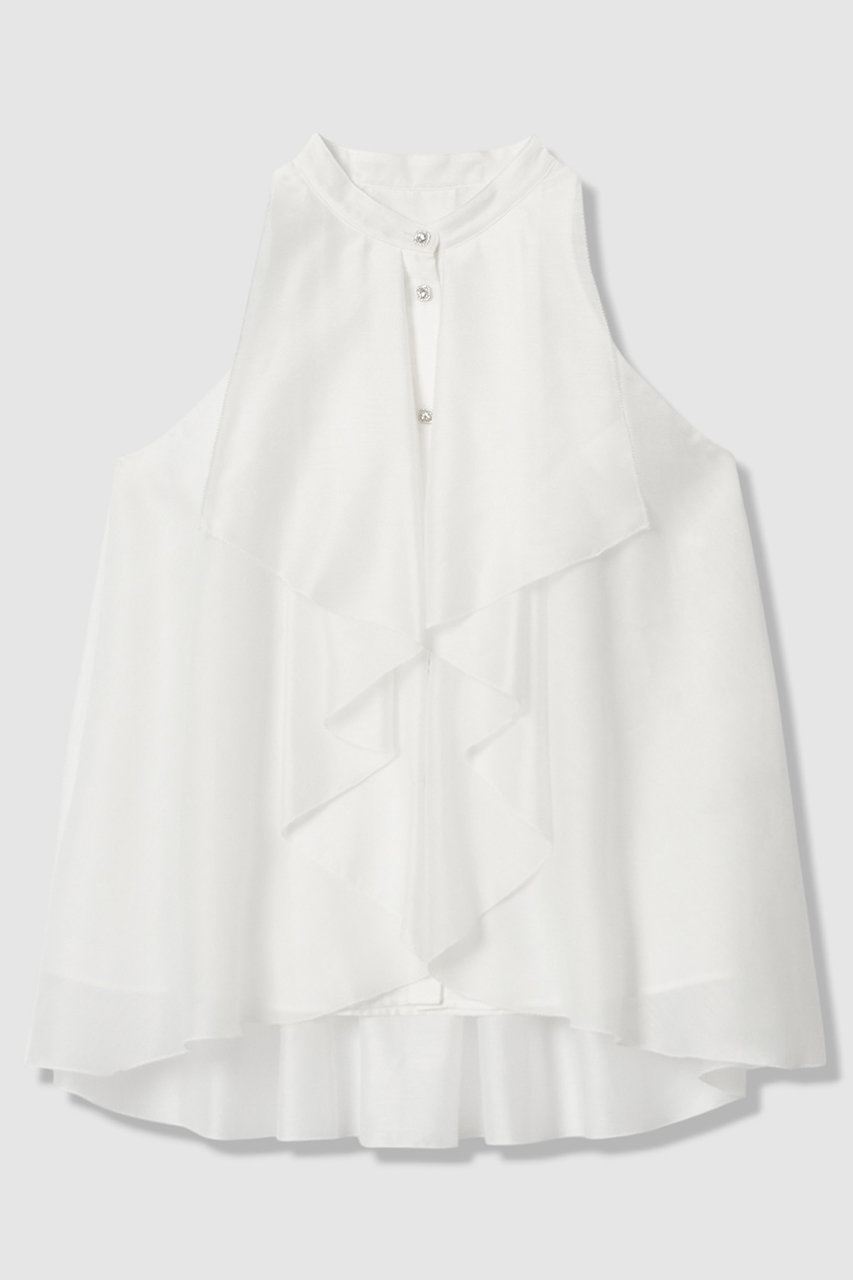 アルアバイル/allurevilleの【予約販売】【LOULOU WILLOUGHBY】ラッフルレイヤーアメスリブラウス(オフホワイト/21261013290-95-020)