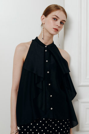 アルアバイル/allurevilleの【予約販売】【LOULOU WILLOUGHBY】ラッフルレイヤーアメスリブラウス(110400/110401)