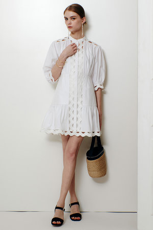 アルアバイル/allurevilleの【予約販売】【LOULOU WILLOUGHBY】フランジェンテチュニックワンピース(110500/110501)