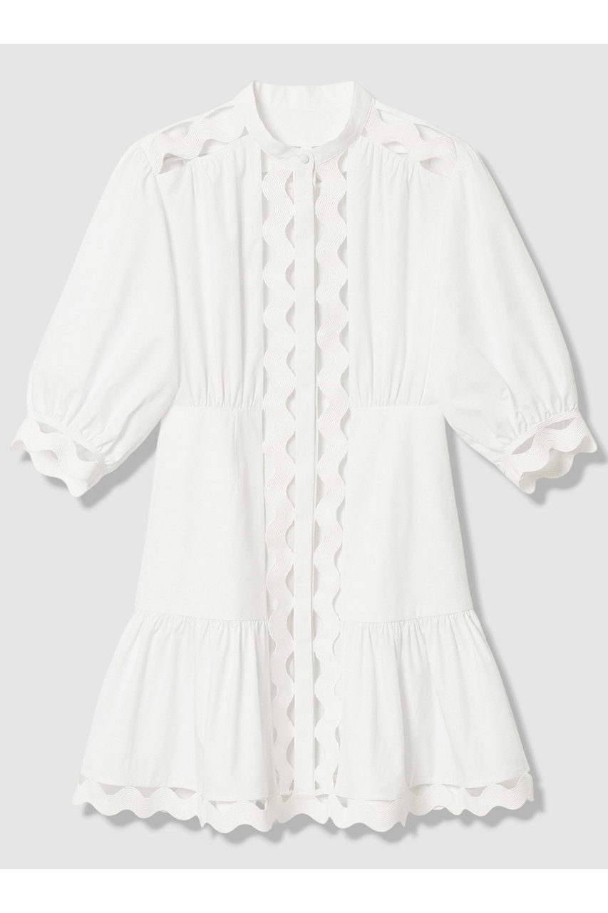 アルアバイル/allurevilleの【予約販売】【LOULOU WILLOUGHBY】フランジェンテチュニックワンピース(オフホワイト/21261014240-02-020)