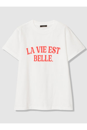 アルアバイル/allurevilleのWEB 別注 ロゴプリントＴシャツ(110100/110102)