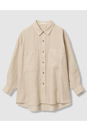 アルアバイル/allurevilleの【予約販売】リネンビッグポケットシャツ