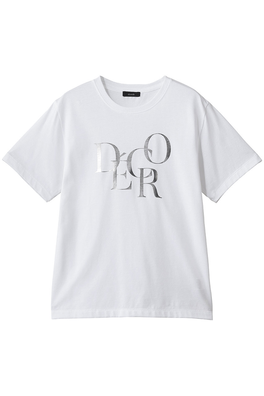 アルアバイル/allurevilleのDECOR 箔ロゴT B(シルバー/20262015090-90-020)