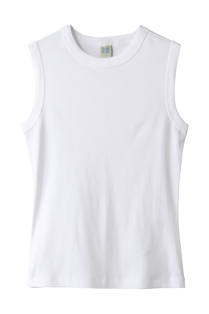 アルアバイル/allurevilleの【FLORE FLORE】 ESME TANK(ホワイト/22252215030-43-010)