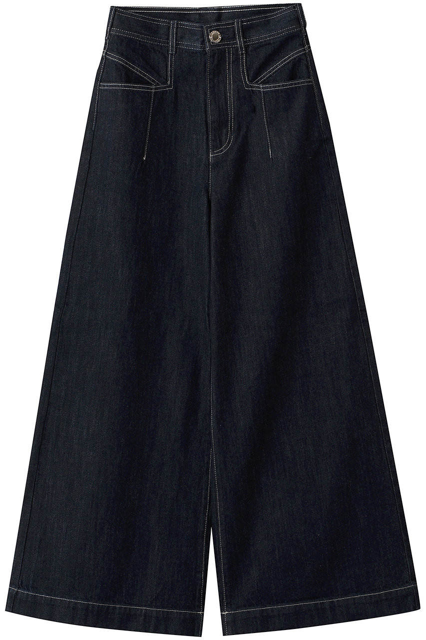 allureville 【Loulou Willoughby】デニムバギーパンツ A (インディゴ, 1) アルアバイル ELLE SHOP