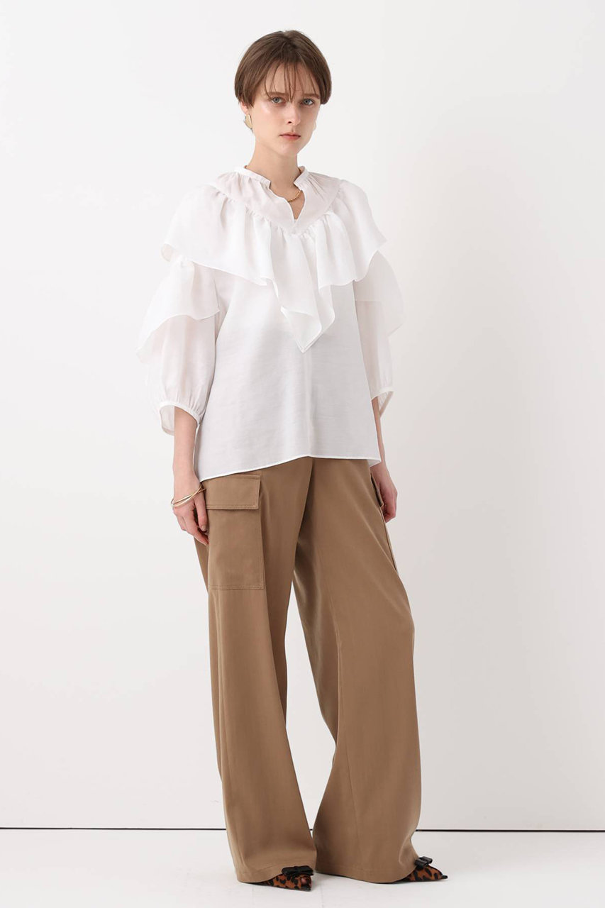 allureville(アルアバイル)｜【予約販売】デニムライクカーゴパンツ