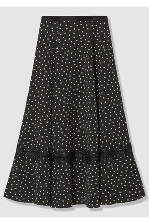 アルアバイル/allurevilleの【予約販売】レース切替ドットプリントスカート(110700/110703)