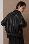 【予約販売】ラムレザーフロントジップブルゾン アルアバイル/allureville