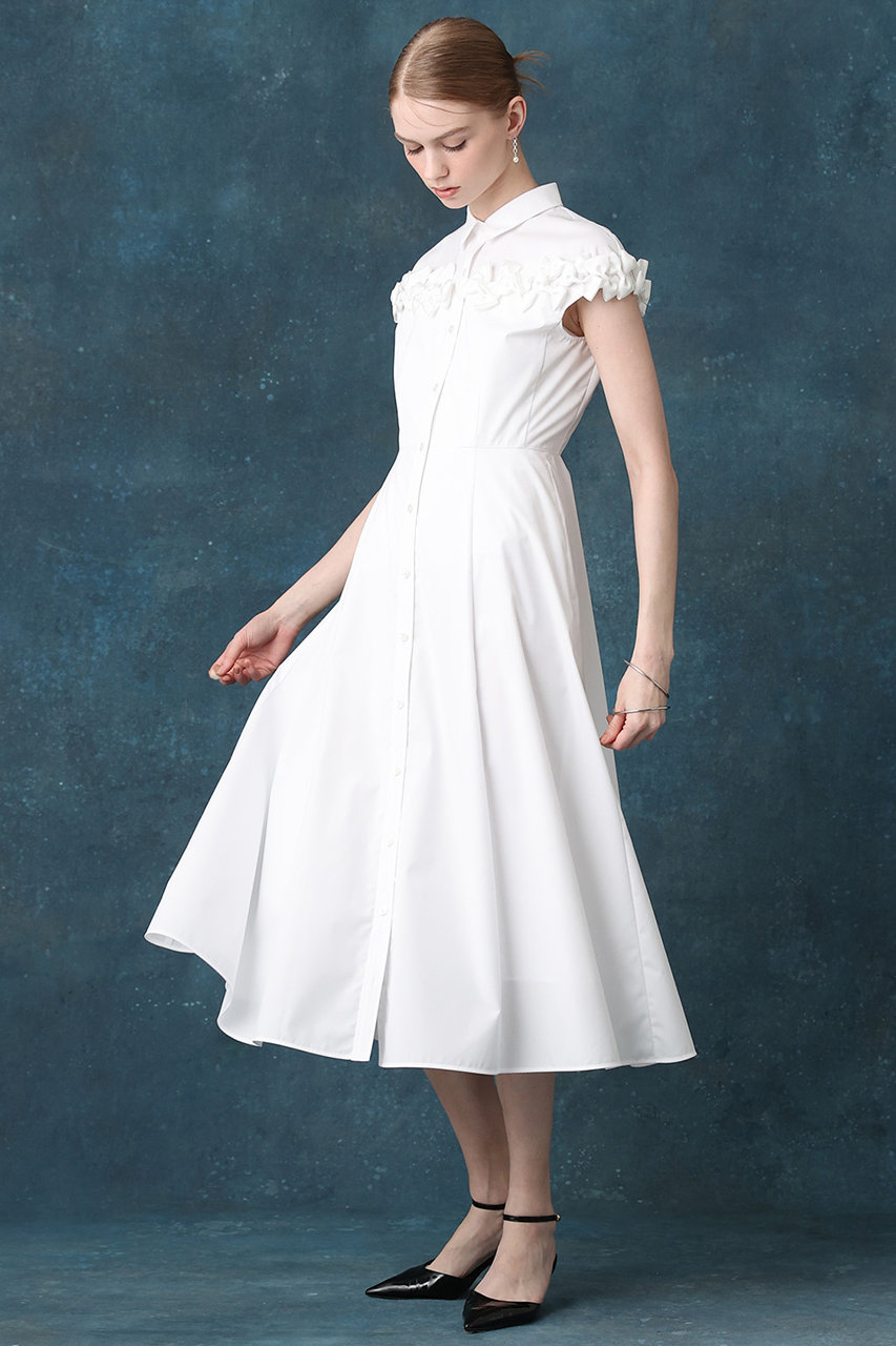 LOEWEリボンシャツワンピース allureville(アルアバイル)｜【LOULOU WILLOUGHBY】メニーリボンシャツ