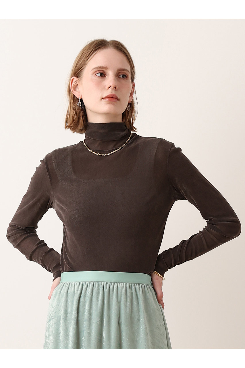 アルアバイル/allurevilleの【予約販売】フロッキーチュールタートル(モカ/20262015190-85-020)
