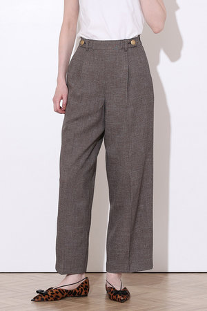 アルアバイル/allurevilleの【予約販売】PLUM MIX タックパンツ(110600/110601)
