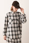 【予約販売】オンブレーチェックシャツ アルアバイル/allureville ブラック系