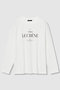 【予約販売】ステッカーロゴロングTシャツ アルアバイル/allureville オフホワイト