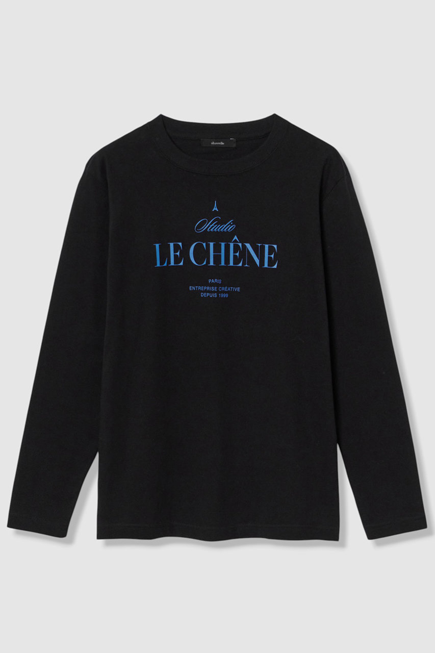 アルアバイル/allurevilleの【予約販売】ステッカーロゴロングTシャツ(ブラック/20262015100-95-020)