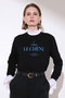 【予約販売】ステッカーロゴロングTシャツ アルアバイル/allureville
