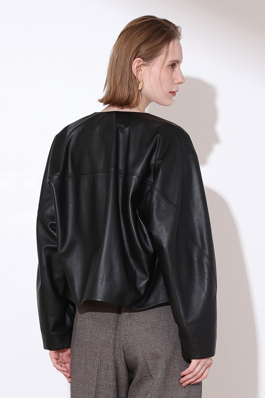 allureville(アルアバイル)｜【予約販売】ラムレザードットボタン