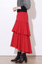 【予約販売】ラッフルティアードスカート アルアバイル/allureville