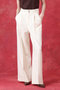 【予約販売】【LOULOU WILLOUGHBY】Wダブルクロスワイドパンツ アルアバイル/allureville アイボリー