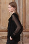 【予約販売】【LOULOU WILLOUGHBY】シルクシフォンシャーリングブラウス アルアバイル/allureville