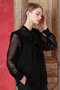 【予約販売】【LOULOU WILLOUGHBY】シルクシフォンシャーリングブラウス アルアバイル/allureville