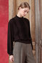 【予約販売】【LOULOU WILLOUGHBY】◇スタンドフリルシャーリングブラウス アルアバイル/allureville
